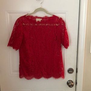 Lace top , hardly worn, great piece!